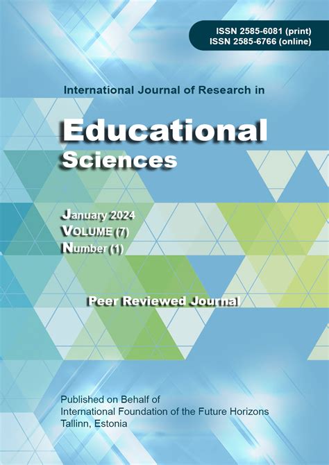 International Journal of Research in Education and Science.